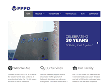 Tablet Screenshot of ppfd.com